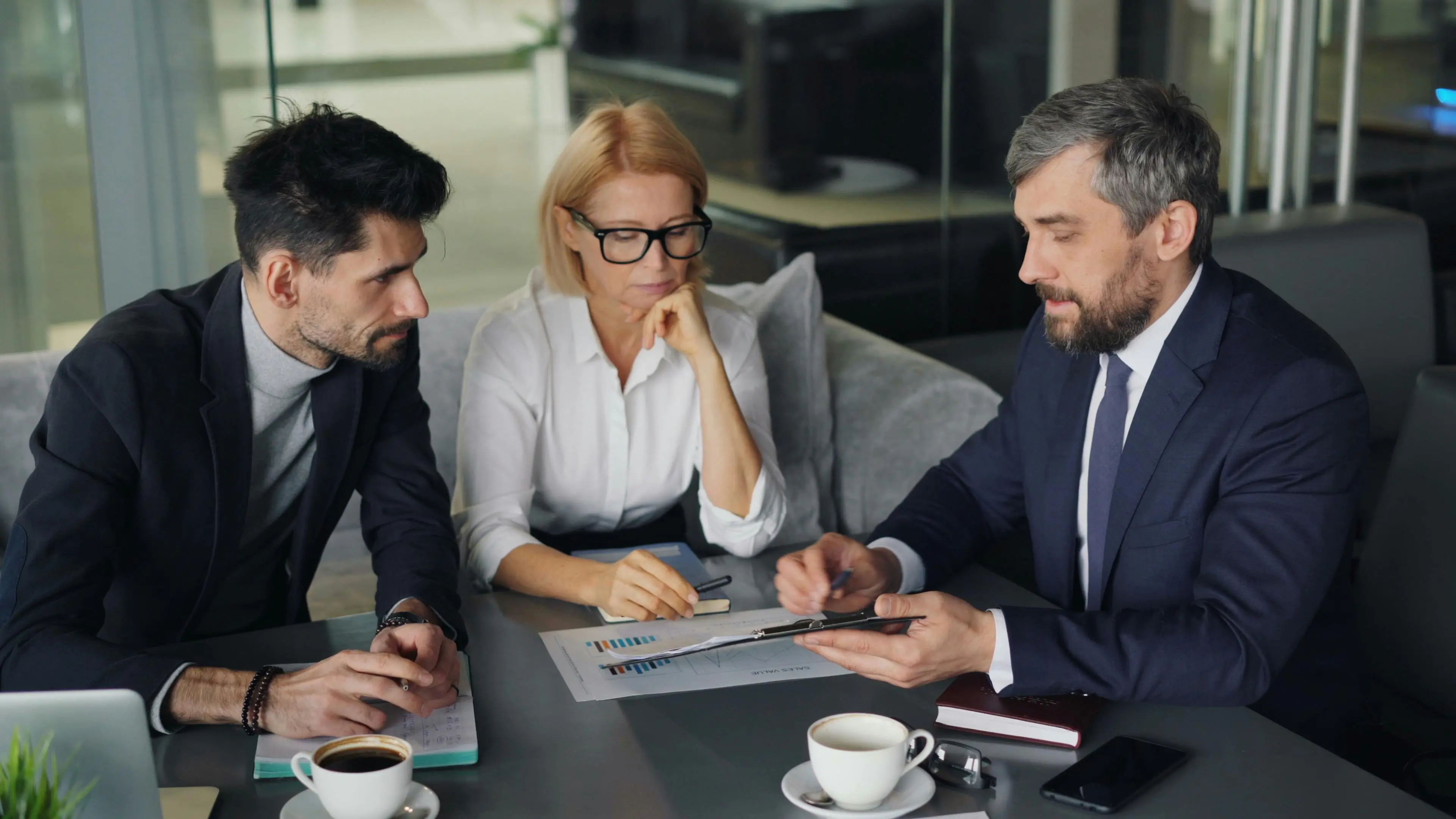partner session with an executive team